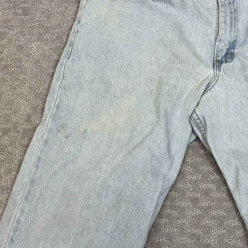 Vintage Brittania Jeans Men's 37X29 Blue Stone Wash Baggy Fit Loose 90's Distess